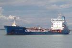 ID 2232 CELTIC TERRIER (1979/7676grt/IMO 7800734, ex-UNITED TERRIER. Renamed KHALIFA in 2007) berthing in Auckland, NZ.